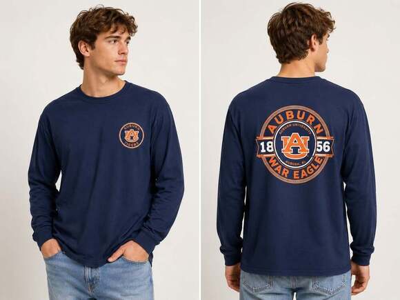 Comfort Colors Other - Men's Auburn Tigers Navy Comfort Colors T-Shirt Size XL NWT NCAA T20 Excellent